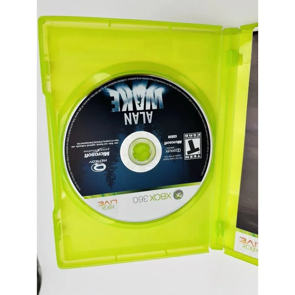 Alan Wake XBOX 360 Exclusive Microsoft Game Studios CIB Tested Works Complete VG